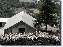 Piégut, tas de bois