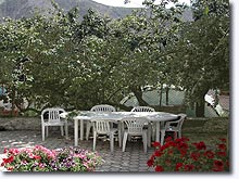 Piégut, terrasse