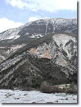 Prads-Haute-Bléone, paysage de montagne