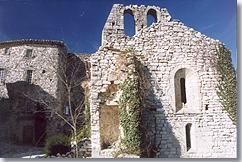 Vachères, ruines