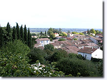 Volx, vue du village