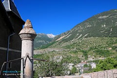 L'Argentière la Bessée, le village vu d'en haut