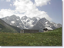 Villar d'Arène, montagne enneigée