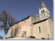Les Orres, church