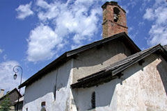 Névache, clocher de l'église Névache, clocher de l'église