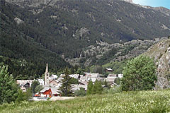 Névache, le village