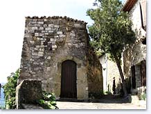 Rosans, old door
