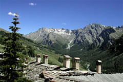 Saint Véran, paysage de montagne Saint Véran, paysage de montagne