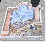 Saint Véran, cadran solaire. Cliquez pour agrandir.