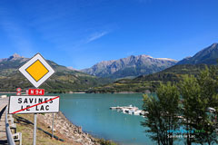 Savines le Lac, arrivée Savines le Lac, arrivée