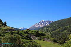 Vars, paysage de montagne