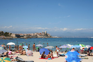 Antibes, plage