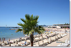 Cannes, beach