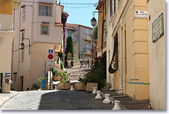 Cannes, the Suquet area Cannes, the Suquet area