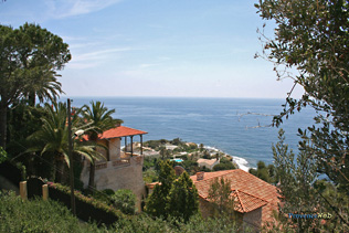 Cap d'Ail, terrace on the sea