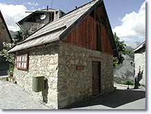 Chateauneuf d'Entraunes, typical mountain house Chateauneuf d'Entraunes, typical mountain house