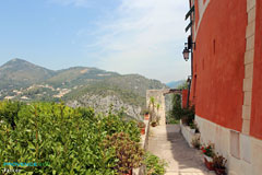 Falicon, view on the mountains