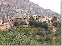 Gorbio, the village