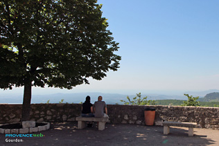 Gourdon, panoramic view