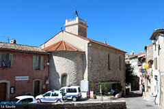 La Gaude, church