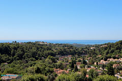 La Gaude, vue mer