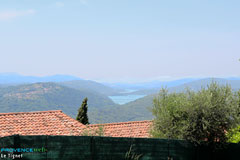 Le Tignet, view on the Lake of Saint Cassien