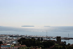 Mandelieu La Napoule, view of the Bay of Cannes