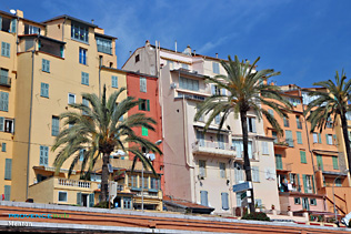 Menton,façades