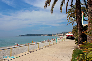 Menton, plage