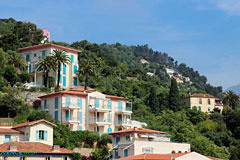 Menton, typical houses Menton, typical houses