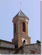 Peillon, bell tower Peillon, bell tower