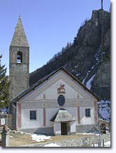 Saint Dalmas le Selvage, church and bell-tower Saint Dalmas le Selvage, church and bell-tower