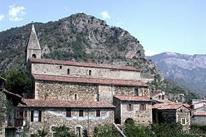 La Tour sur Tinee, church