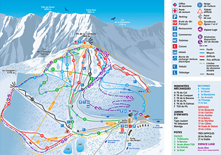 Ski runs of La Colmiane