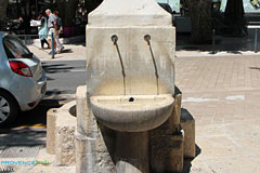 Vence, La Foux fountain