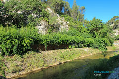 Auriol, the Huveaune river