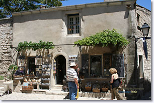 Les Baux de Provence, brocante