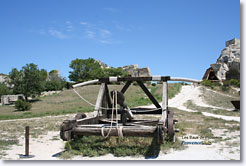 Les Baux de Provence, catapult