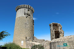 Chateaurenard, towers of the castle