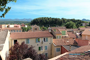 Gardanne, toits et paysage
