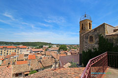 Istres, toits de la ville vus du belvédère de l'église Notre Dame de Beauvoir