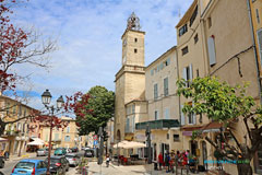 Lambesc, square and bell-tower