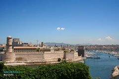 Marseille, harbor entrance Marseille, harbor entrance