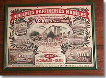 Mouriès, plaque publicitaire