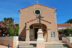 Sausset les Pins, church