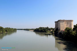 Tarascon, le château sur le Rhône