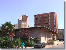 Vitrolles - Modern church and buildings