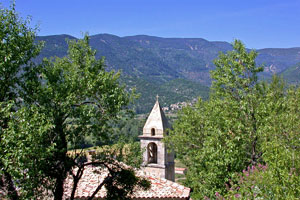 Montbrun les Bains, clocher
