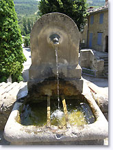 Sainte Euphemie sur Ouveze, fountain