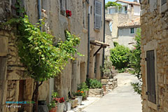 Taulignan, rue fleurie